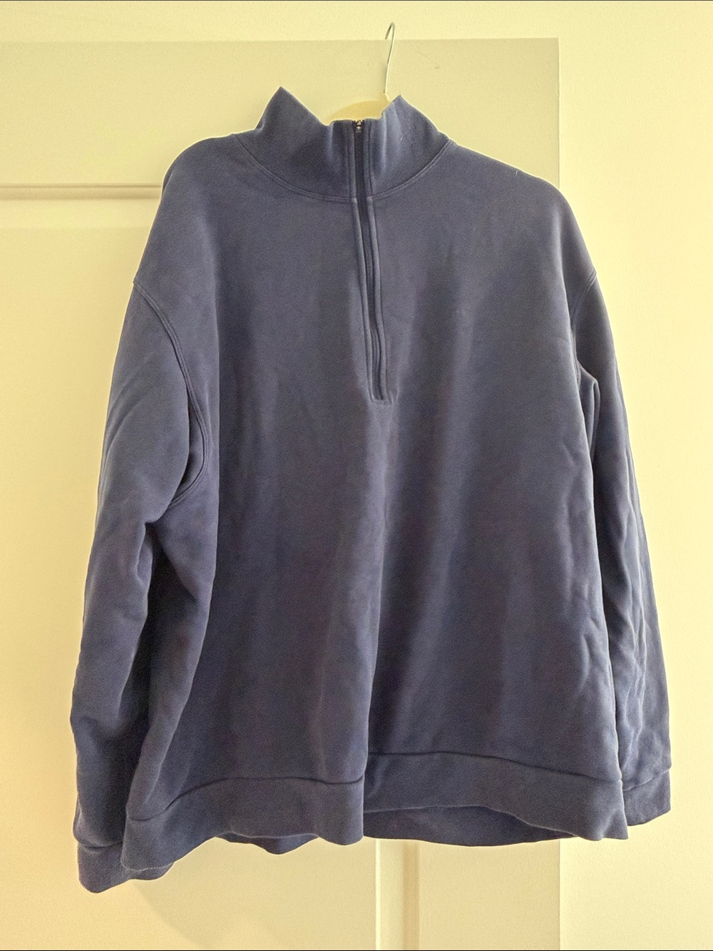 lululemon athletica Men's Navy Quarter-Zip Pullover